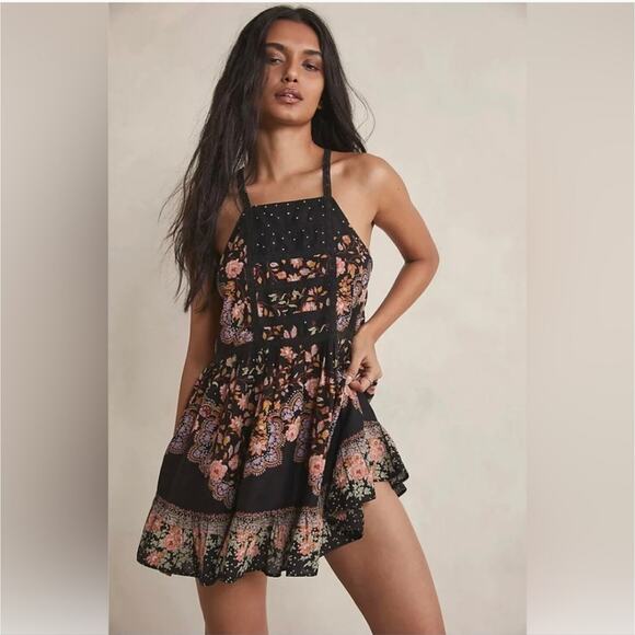 Free People Wander On Trapeze Dress - Picture 1 of 6